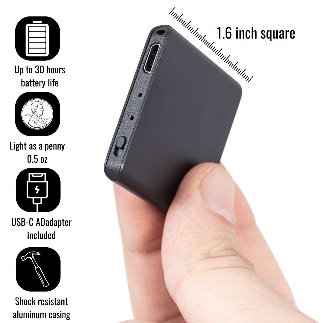 TileRec - The Thinnest Voice-Activated Recorder