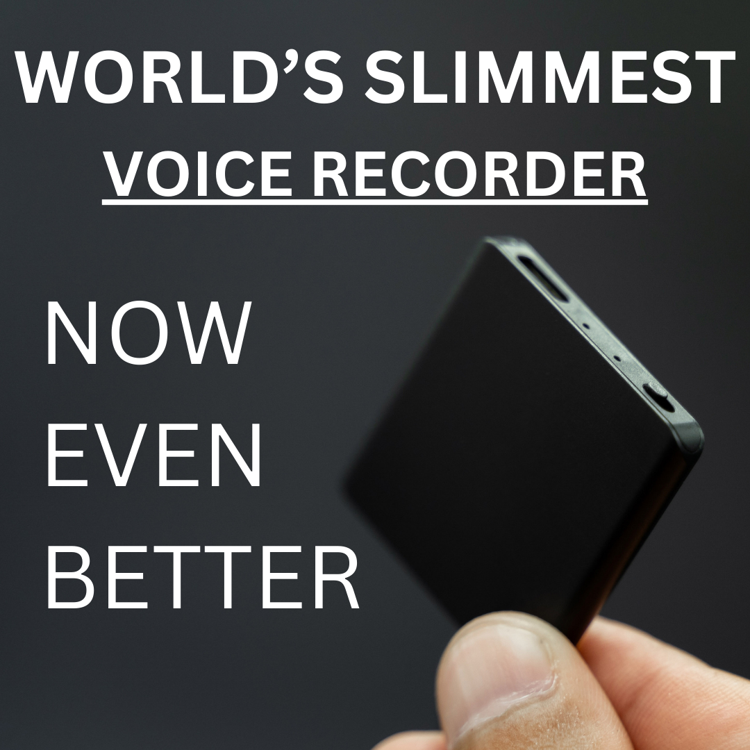 TileRec 2.0 - 64GB Slimmest Mini Voice-Activated Recorder