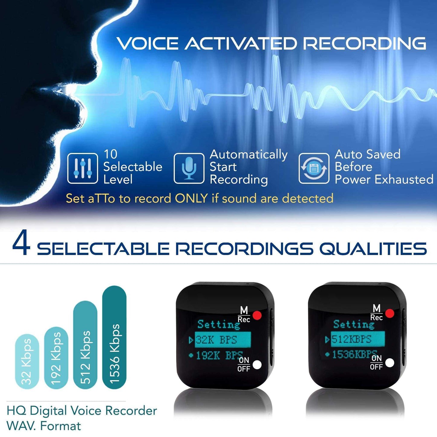 Mini ATTO - Unique Mini Voice Recorders by aTTo Digital