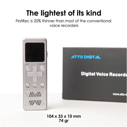 Professional conventional digital voice recorder